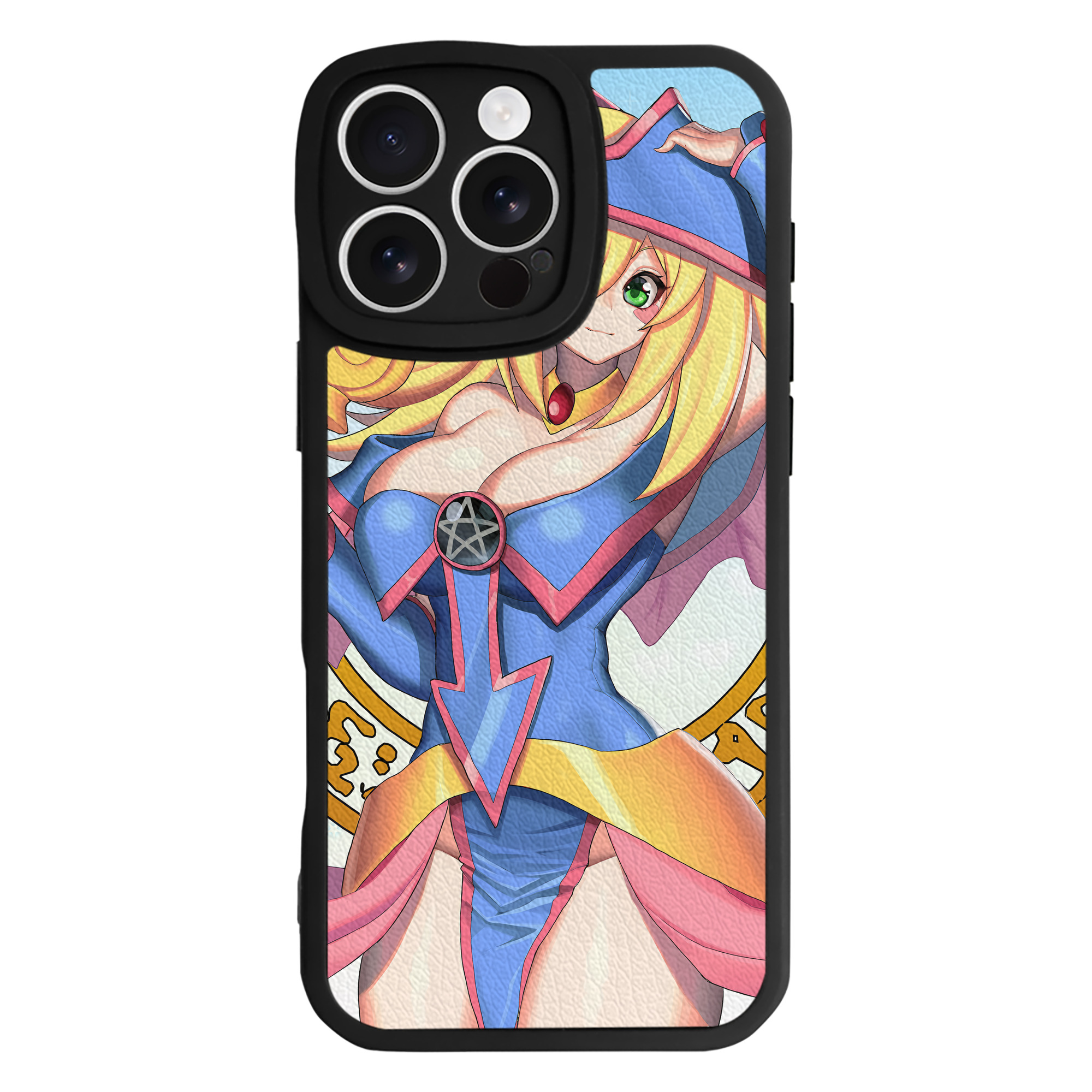 （画像用） 遊☆戯☆王 Yu-Gi-Oh! 【iPhone 16シリーズ対応】シリコンスマホケース（レザー調） 材質：シリコン